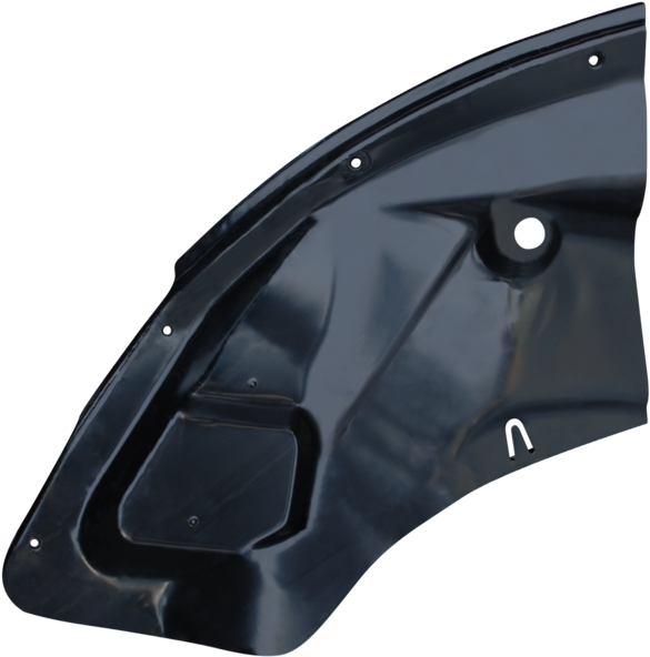 1961-1967 Volkswagen Beetle Front Inner Fender Front - Fender (650x626), Png Download