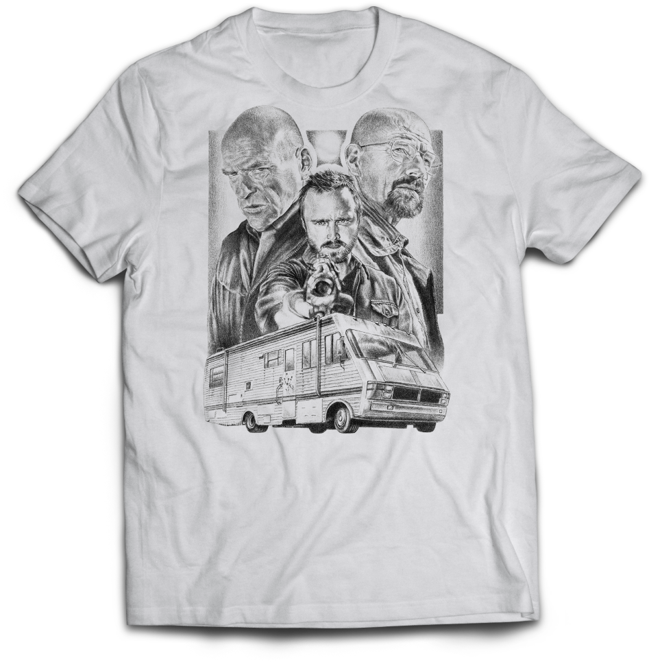 Breaking Bad Mockup - T-shirt (1440x1080), Png Download