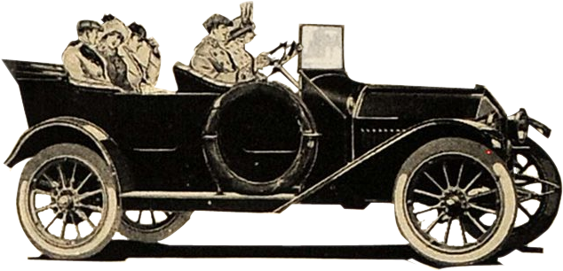 Untitled-13 - Antique Car (736x321), Png Download