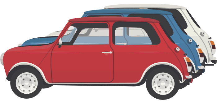 Mini Cooper S - Italian Job 1969 Png (700x330), Png Download