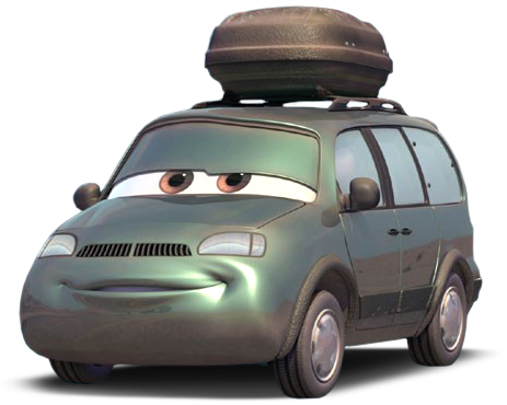 Van - Van Cars 2 Pixar (463x370), Png Download