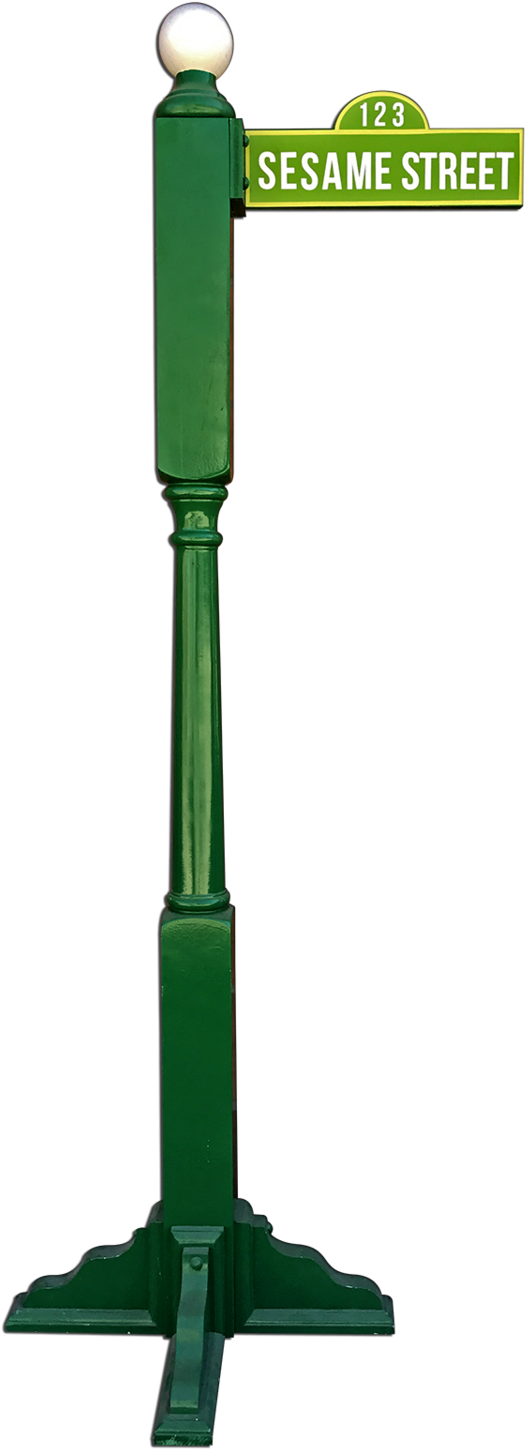 Sesame Street Lamp Post Clipart (450x600), Png Download