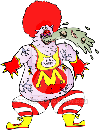 Jpg Transparent Mcdonald S Fat Guy Nd Version By - Mcdonalds Fat Drawing (600x622), Png Download