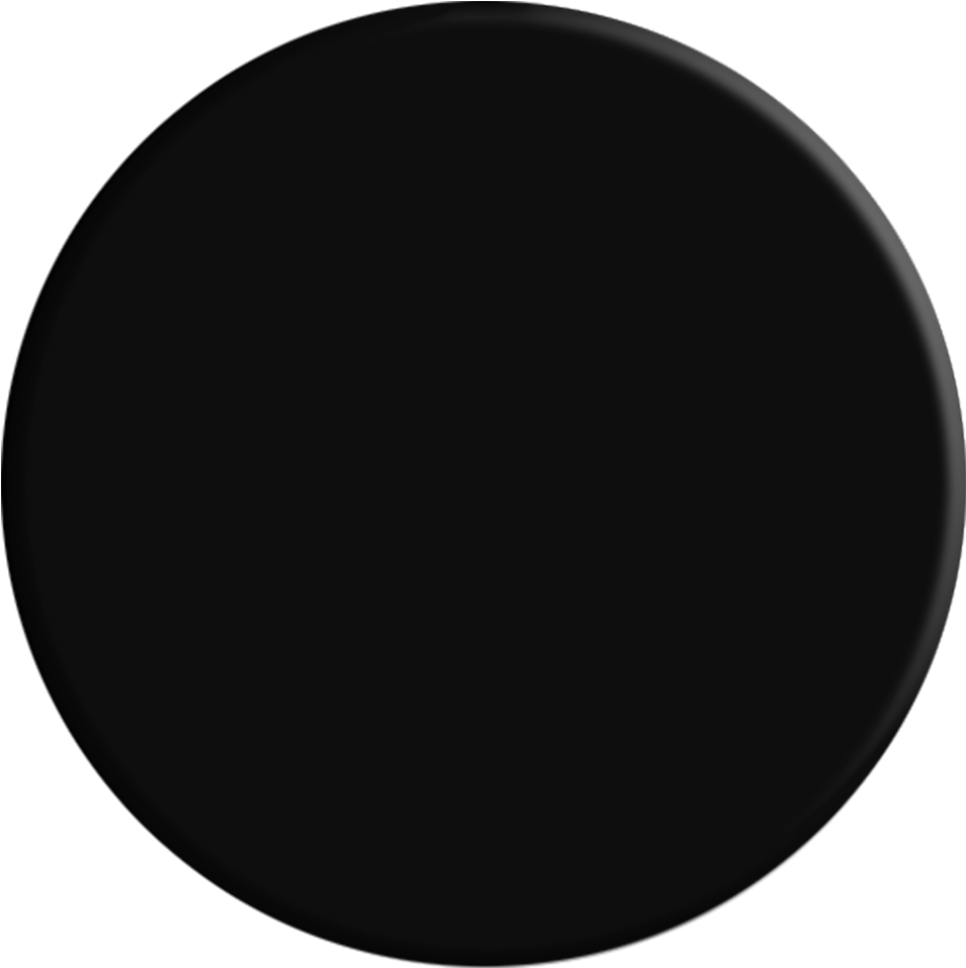 Black Popsocket Phone Grip - Alis Io Invisible Skin (1000x1000), Png Download