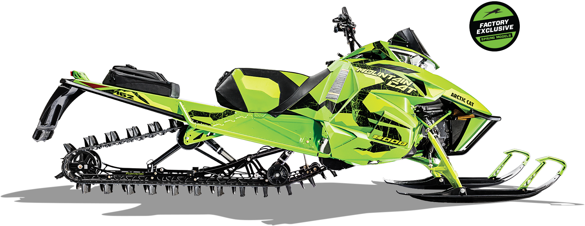 2017 M 8000 Mountain Cat - Arctic Cat M8000 2017 (2000x966), Png Download