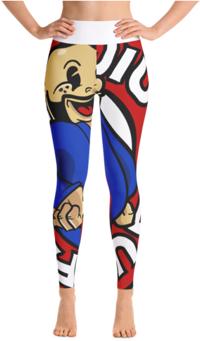 Fat Guy In Yoga Pants Png - Legging Dalmatian (500x500), Png Download