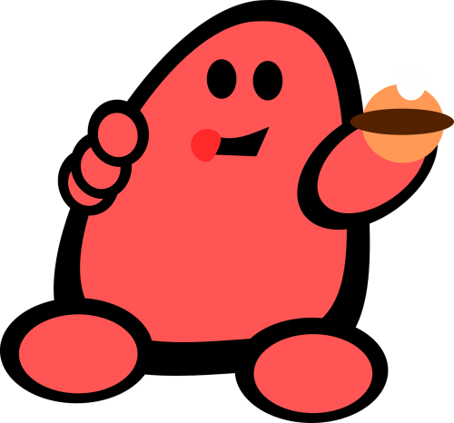 Gambar Kartun Kacang Merah (500x466), Png Download