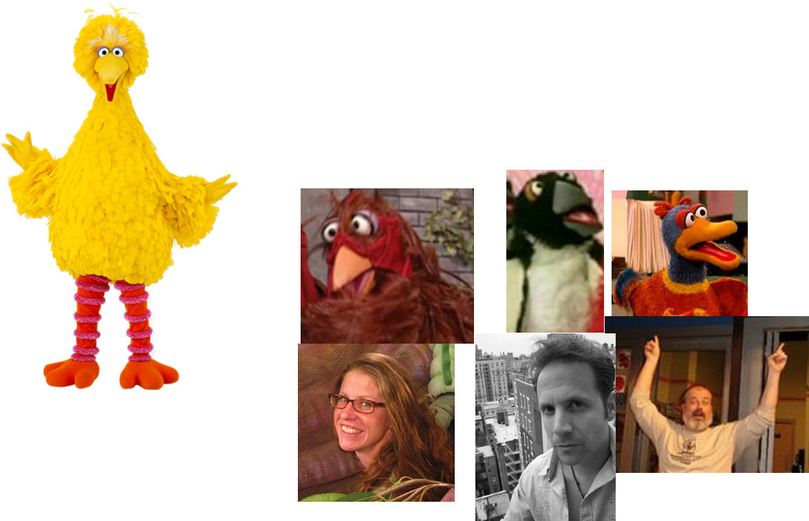 Muppet Wiki Behind The Scenes Photos Sesame Street - Big Bird And Tweety Bird (1190x771), Png Download