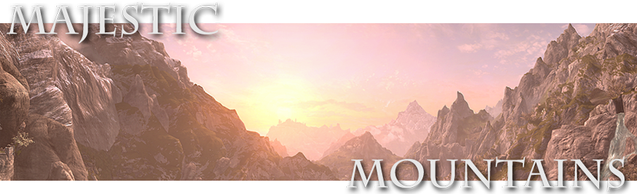 Majestic Mountains - Summit (905x276), Png Download