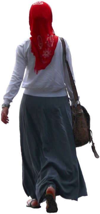 Woman In Hijab Walking Umm Yasmin Bint Abu Mikail/cc - Woman With Hijab