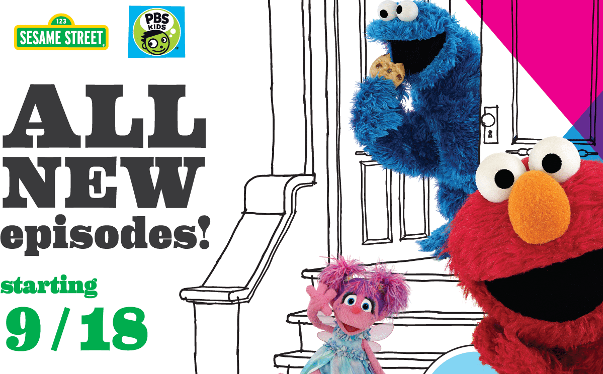This September, <em>sesame Street</em> Premieres Its - Sesame Street (1199x744), Png Download