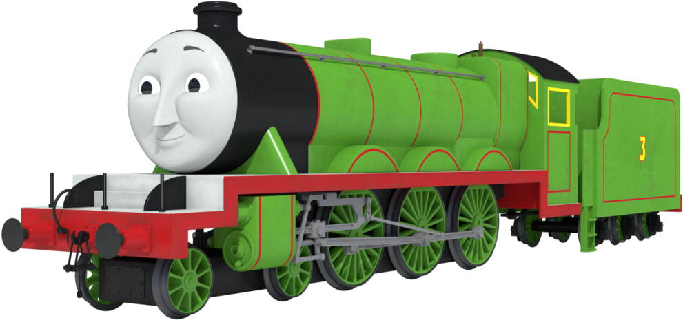Cgi Henry The Green Engine New Shape By Skarloeythegreat-d9jtabv - Henry Green Engine Cgi (1024x576), Png Download