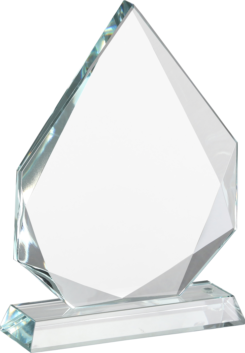 Diamond Radiant Glass Large - Mineola Trophy (973x1400), Png Download