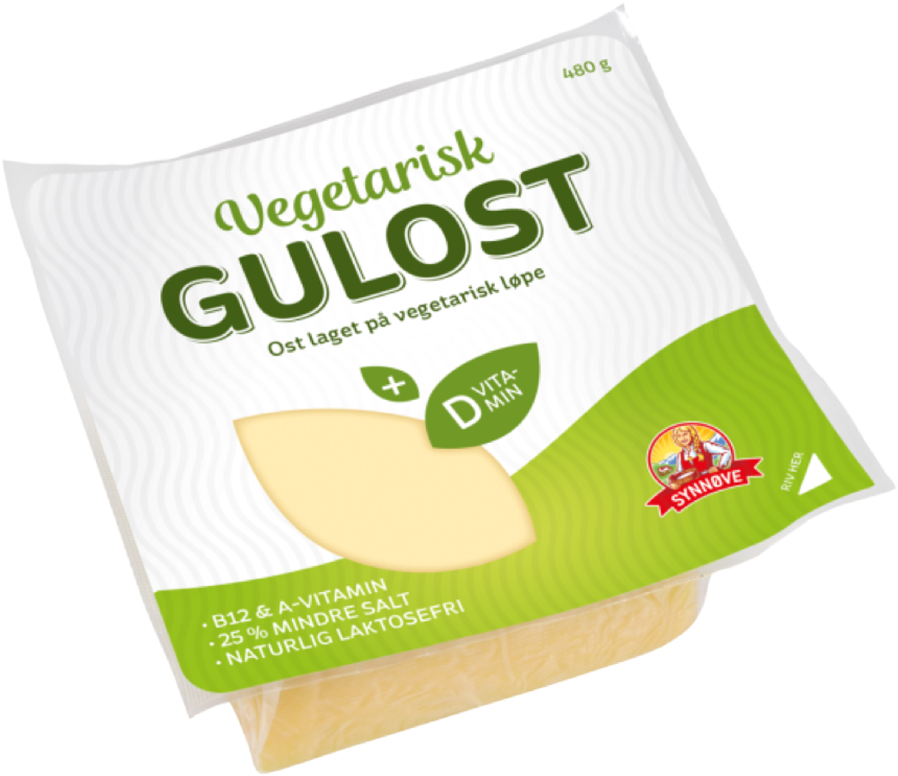 Gulost Gulost - Synnøve Finden Vegansk Ost (1368x1181), Png Download