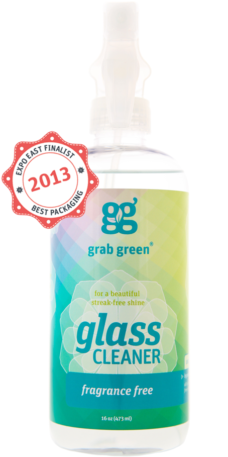 Cleaner Award Png Glass Award Png - Grab Green Glass Cleaner, Fragrance Free - 16 Oz (800x1200), Png Download