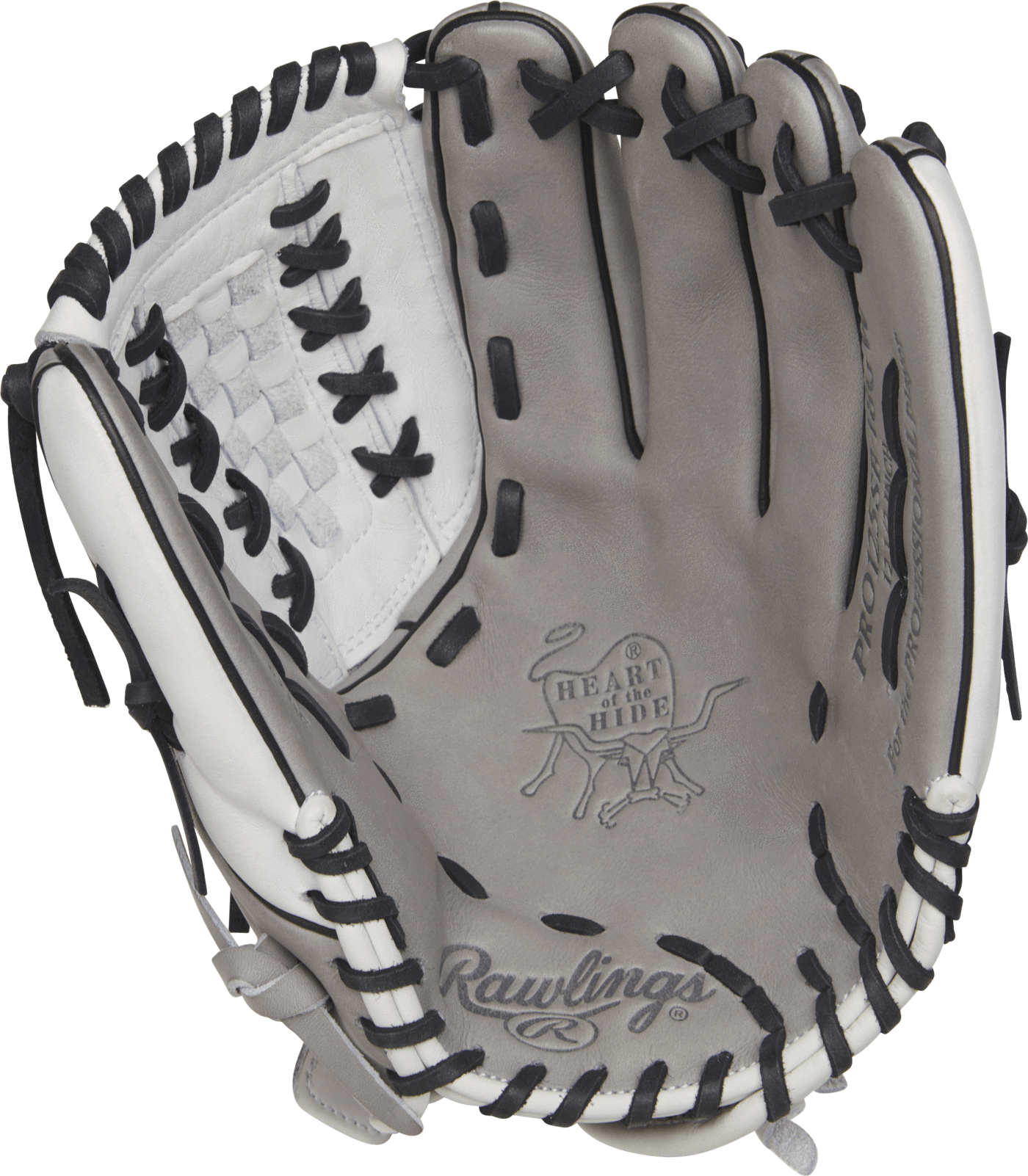 Inside View Of Rawlings Heart Of Hide Fastpitch Softball - Rawlings Softball Gloves (1400x1602), Png Download