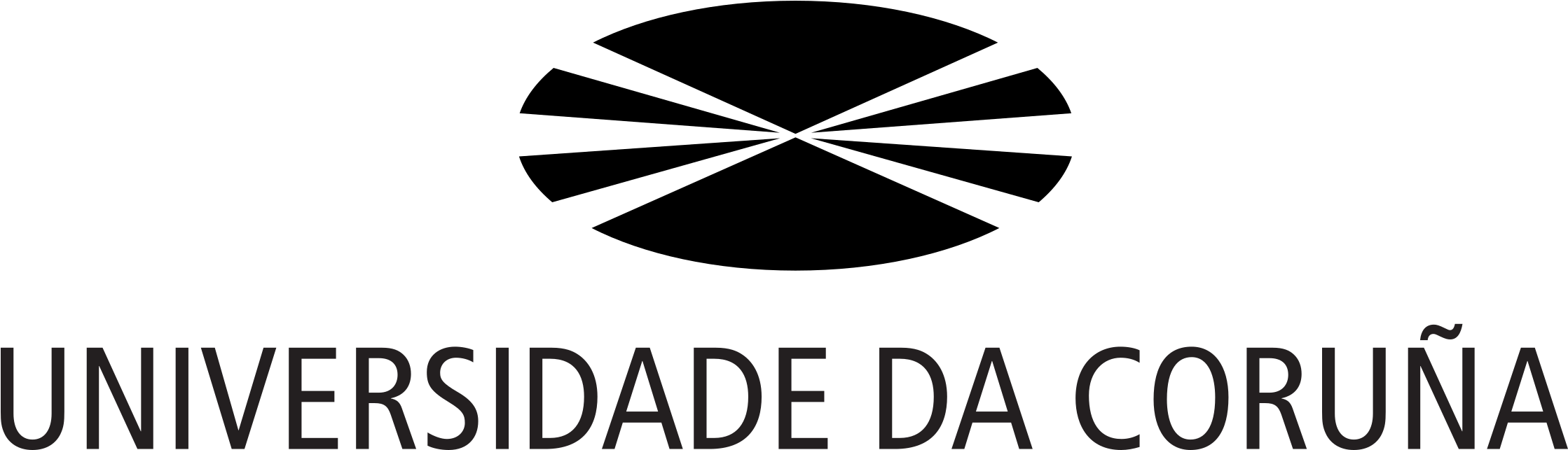 A Coruña University Logotype - Logo Universidade Da Coruña (2472x677), Png Download
