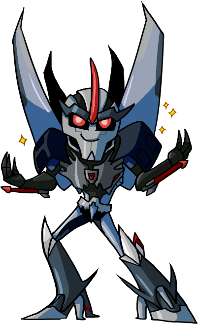 I Wanted To Give Another Try At Doing Three Different - Starscream (500x691), Png Download