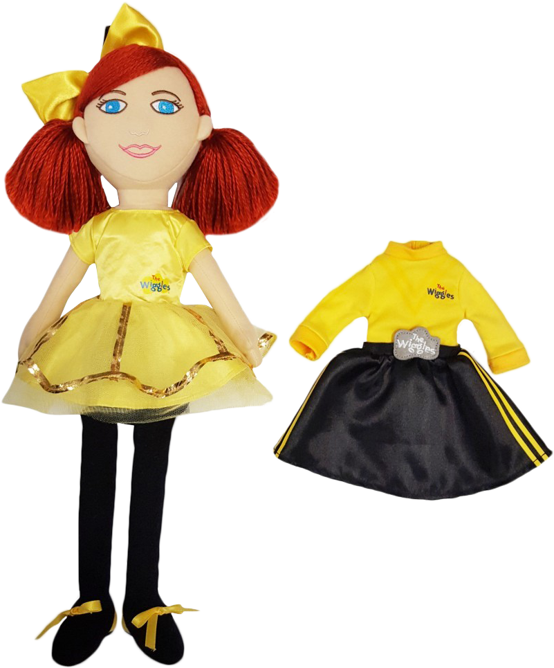 The - Wiggles Emma Dress Up Doll (801x965), Png Download
