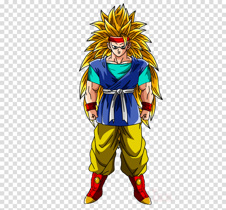 Goku Jr Adulto Clipart Goku Majin Buu Vegeta - Goku Gt Adult Ssj 3 (900x840), Png Download