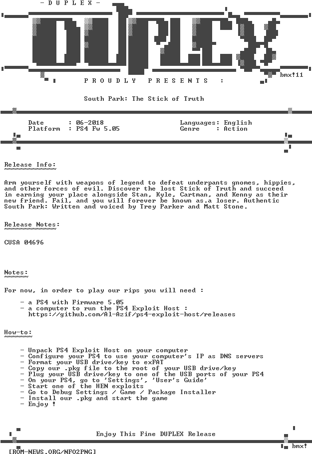 South - Park - The - Stick - Of - Truth - Ps4-duplex - Playstation 4 (632x924), Png Download