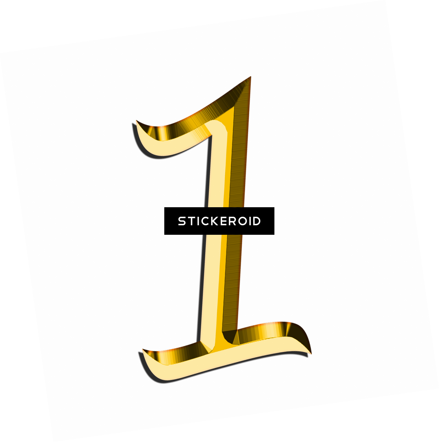 Golden Number - Calligraphy (1435x1444), Png Download