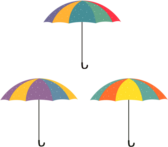 Umbrella Vector Png Clip Download - Ô Png (640x640), Png Download