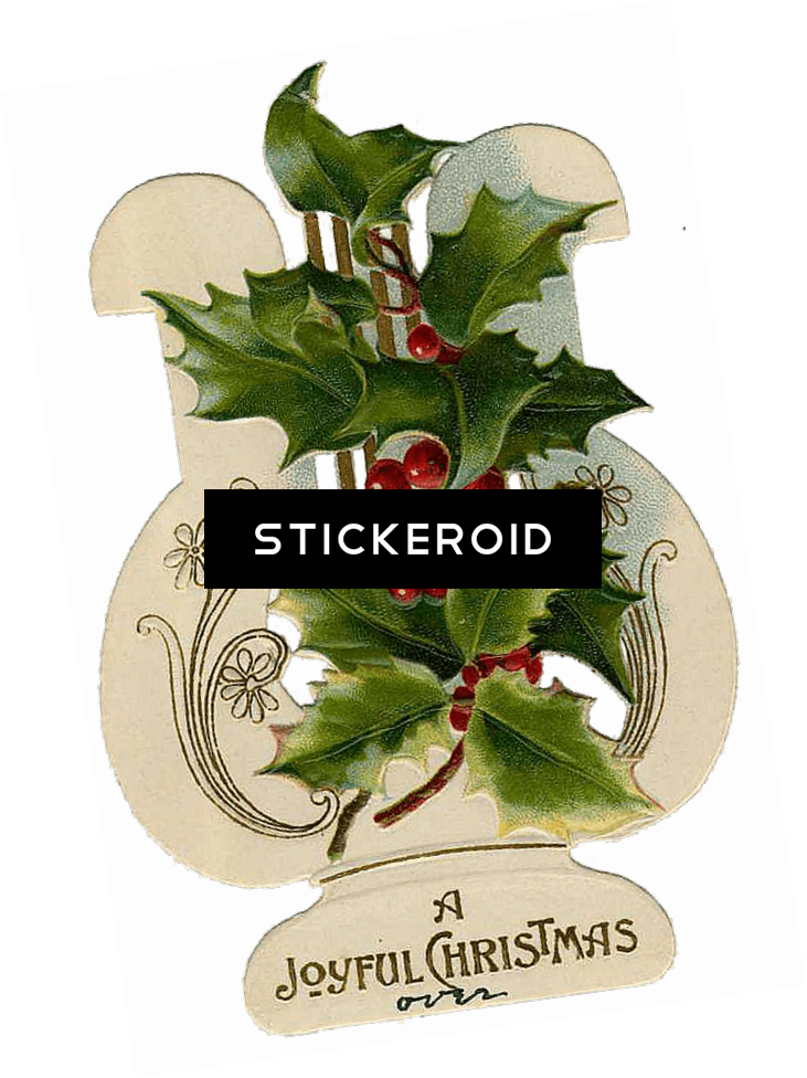 Victorian Xmas Prop (731x976), Png Download