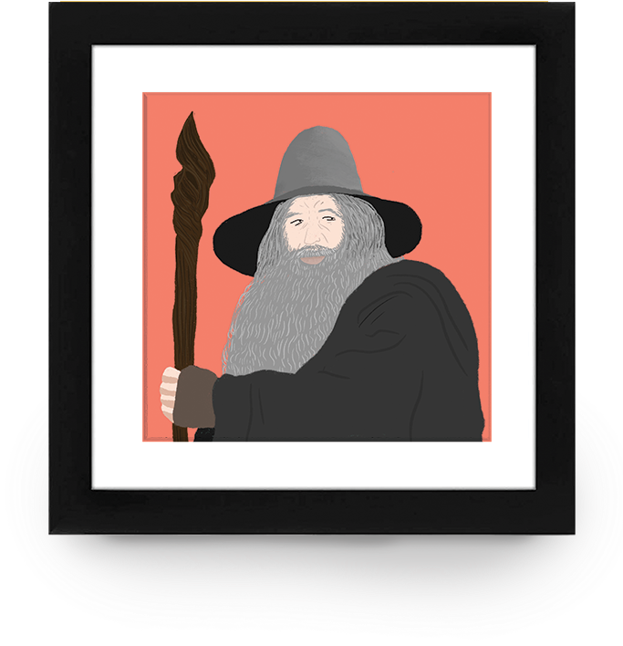 011 Gandalf The Grey (682x800), Png Download
