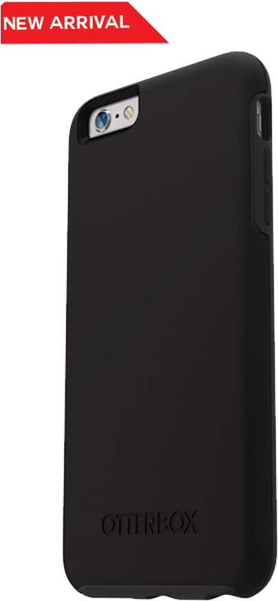 Otterbox Symmetry Series Case For Iphone 6 / 6s - Otterbox Symmetry 2.0 For Iphone 6/6s Plus Black (894x893), Png Download