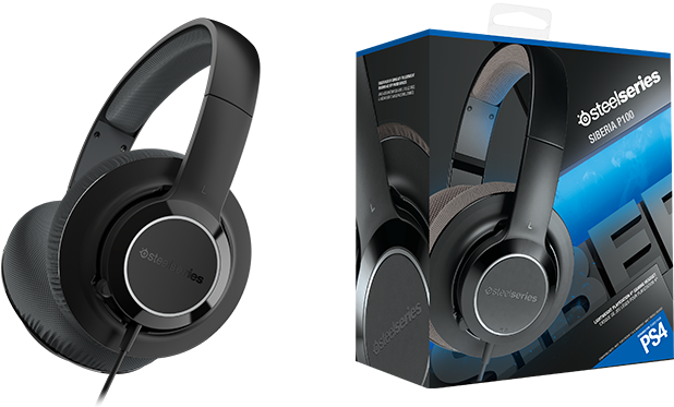 002-steelseries Hero Press - Steelseries Siberia P100 Ps4 (950x400), Png Download