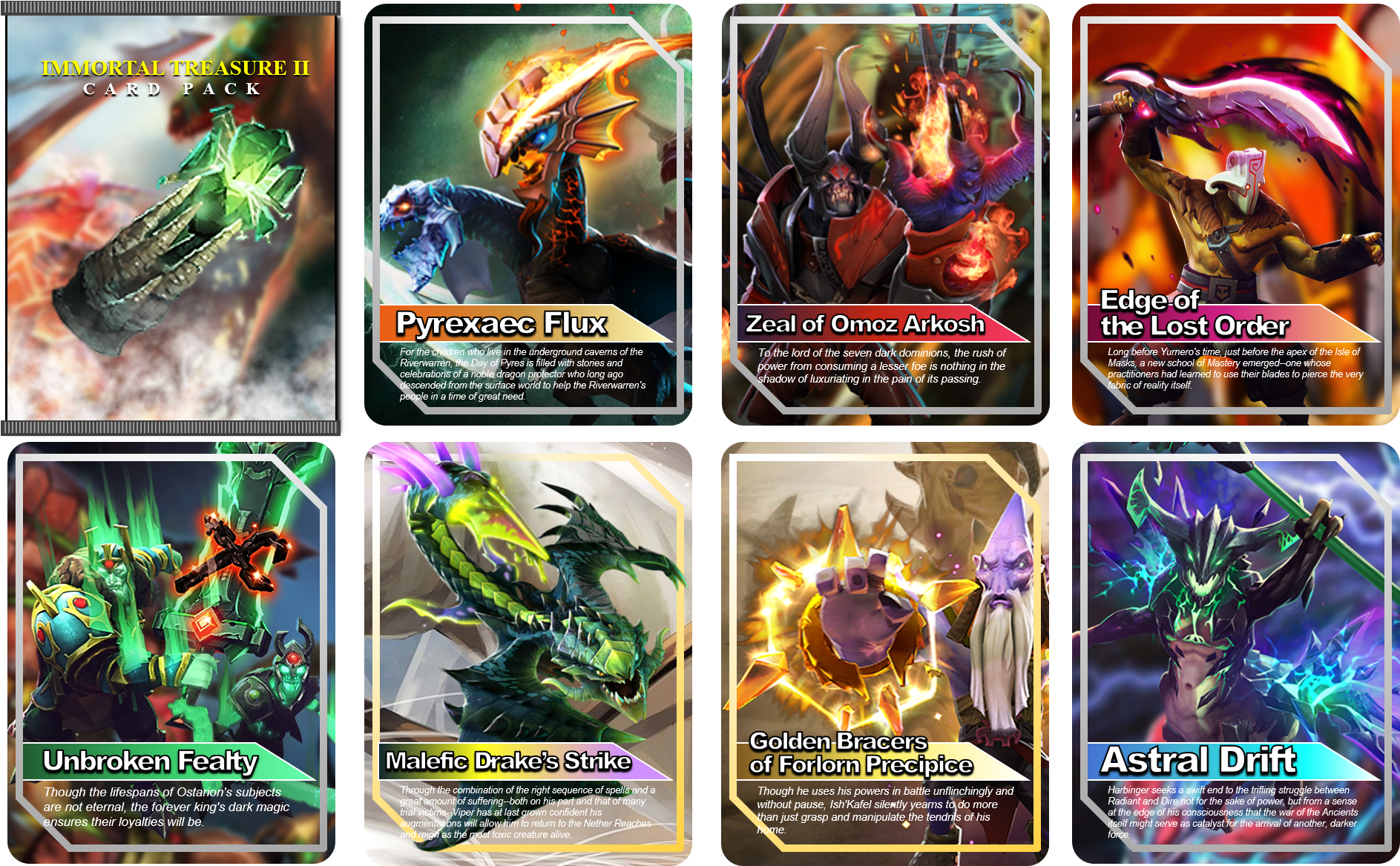 Made A Trading Card Pack For Immortal Treasure - Pc Game (1898x1178), Png Download