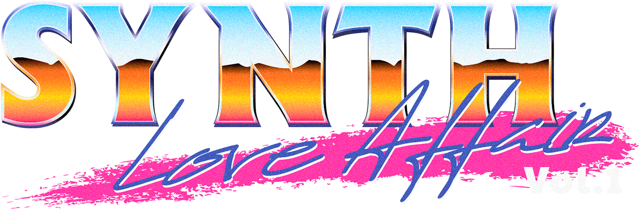 Album And Cassette Cover Designed For The Synth Love - 80's Chrome Logo Png (1920x574), Png Download