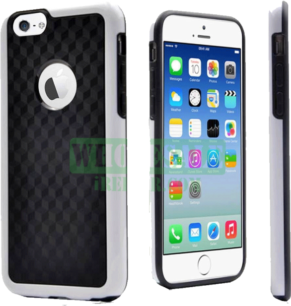 Iphone 6 Black Honey Carbon Protector Case - Iphone 6 Plus Simple Case (700x700), Png Download