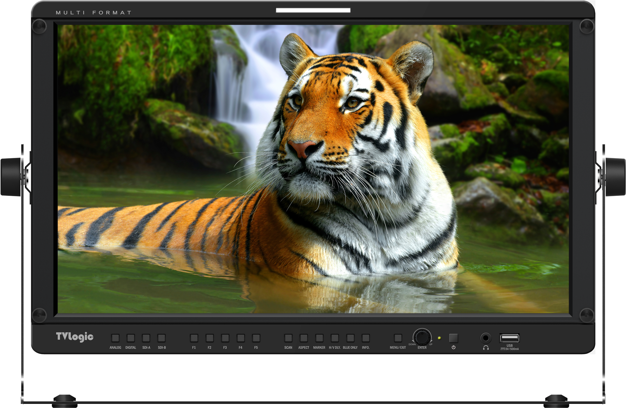 Tvlogic, Designer And Manufacturer Of Lcd And Oled - Tv Logic Lvm-170a 17" Full Hd Multi Format Lcd Monitor (2343x1506), Png Download