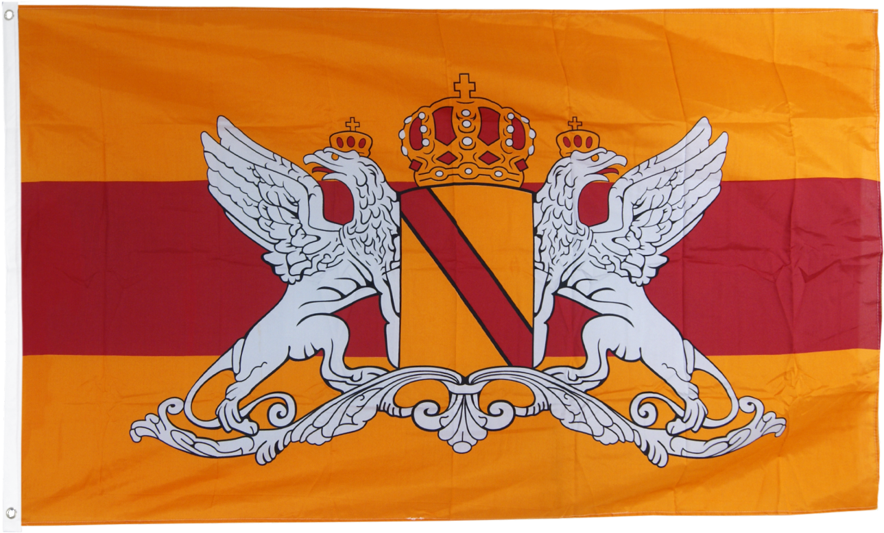 Germany Grand Duchy Of Baden Orange Flag - Hcl Fahne F300 - Baden (1500x998), Png Download