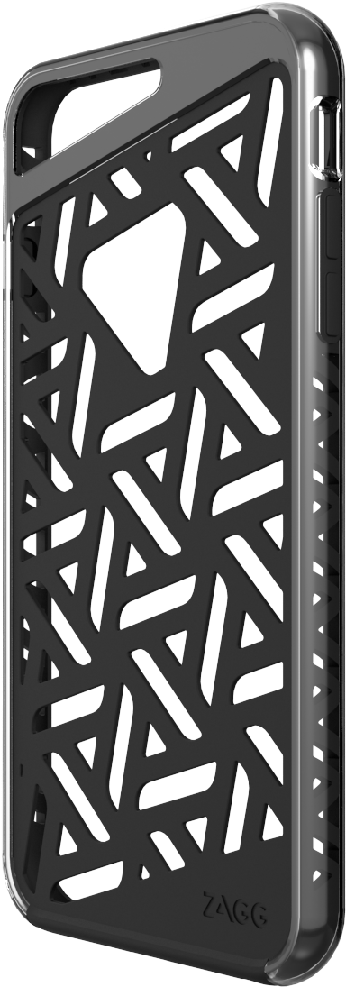 Dropguard For The Apple Iphone 6 Plus/6s Plus, Black - Dropguard For Iphone 6/6s By Zagg (1200x1327), Png Download