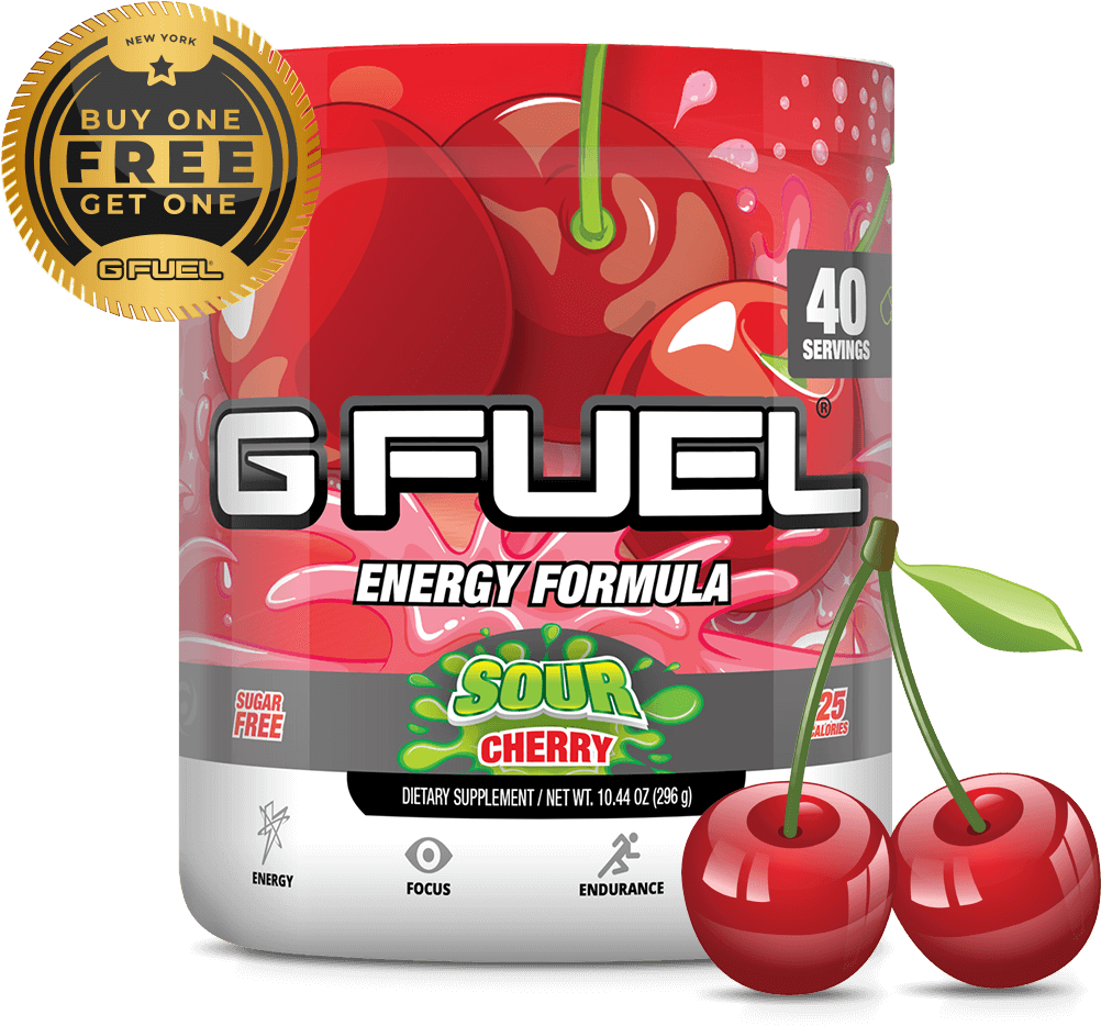 Sour Cherry Tub - G Fuel Sour Cherry (1024x1024), Png Download