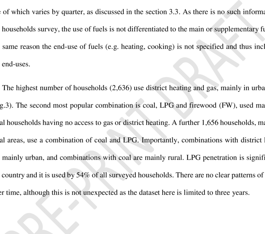 Number Of Households By Fuel Combinations Used By Urban/rural - Kristen Saban Phi Mu (850x751), Png Download