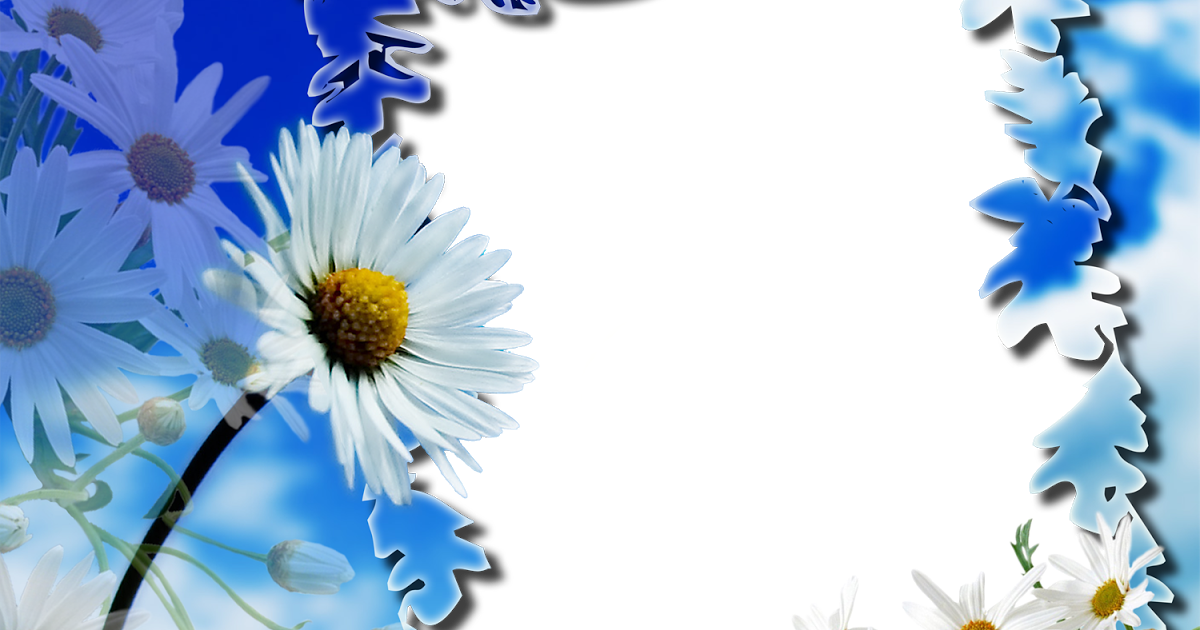 Http - //syedimranrocks - Blogspot - Com/ Flower Frame, (1200x630), Png Download