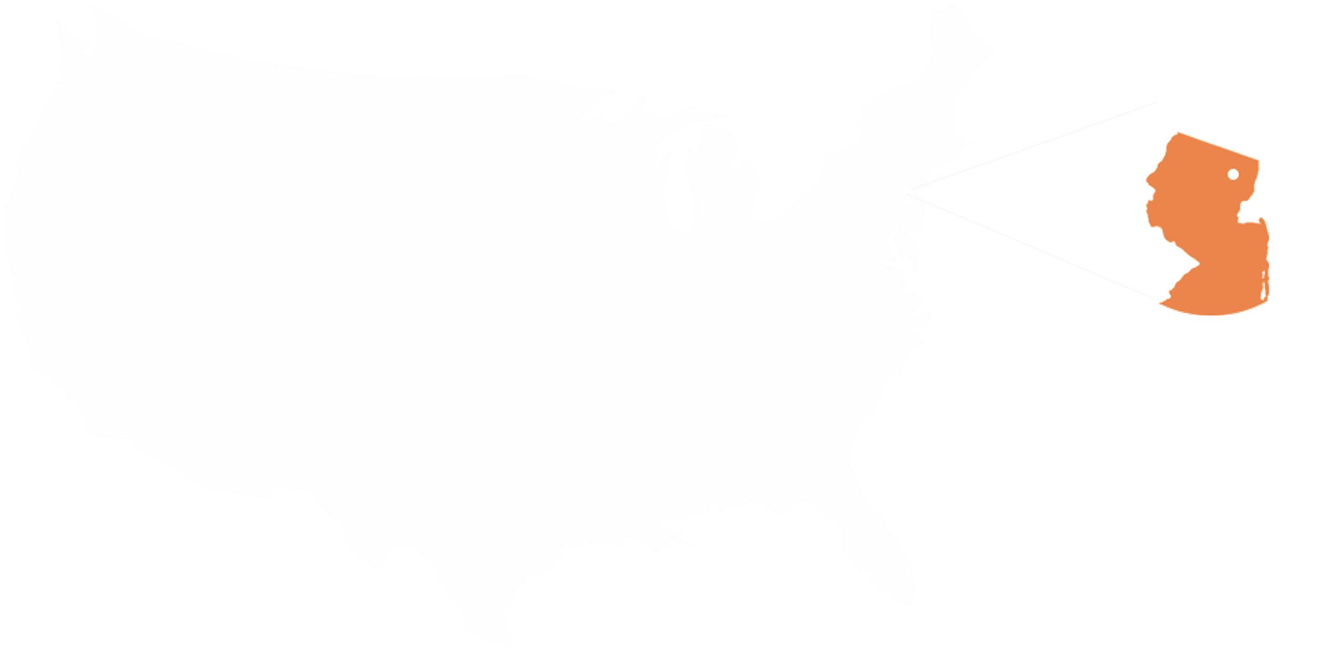 Office Location - Us Western Region States Names (2656x1299), Png Download