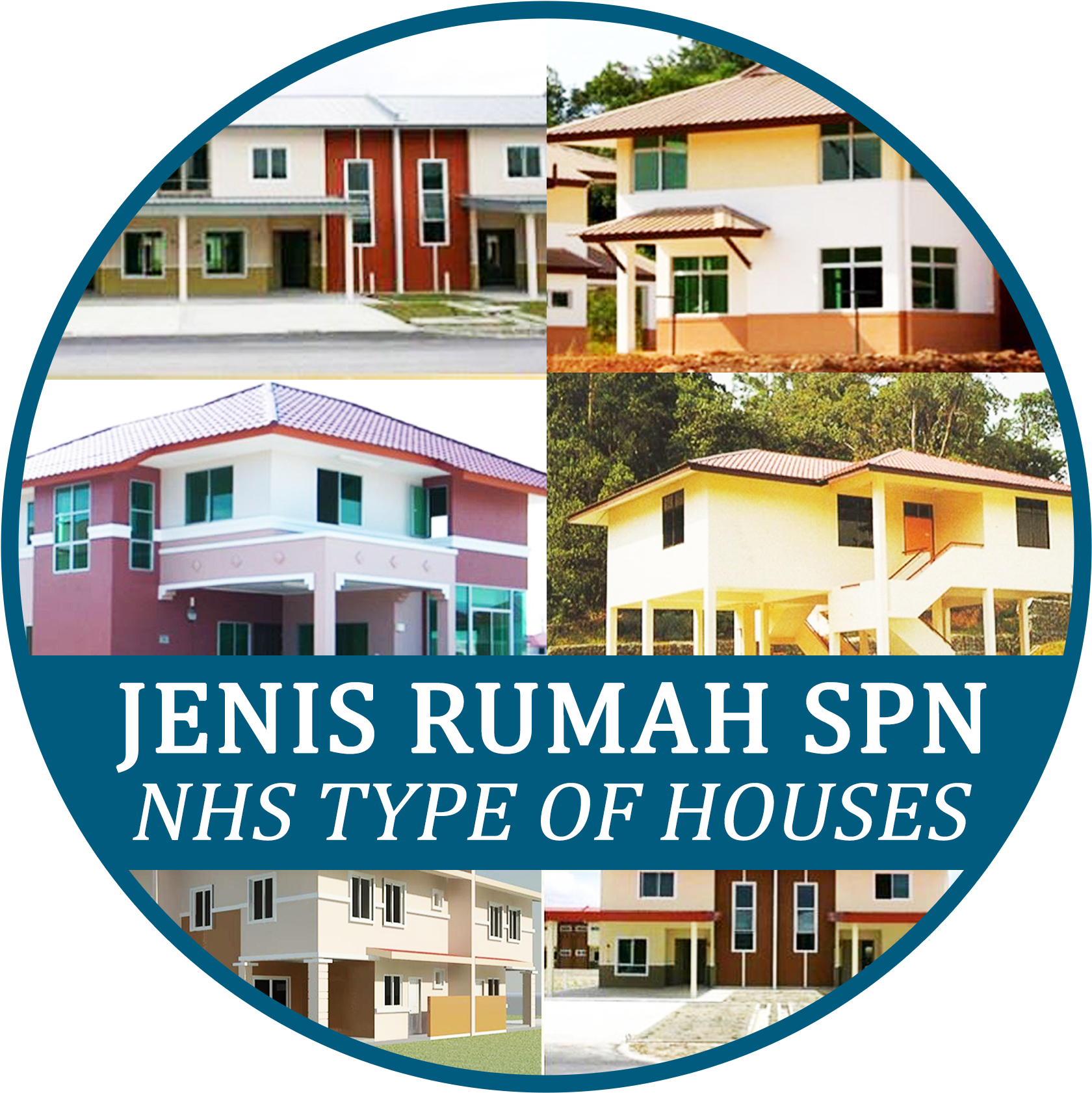 Jenis Rumah Spn - Architecture (1715x1760), Png Download