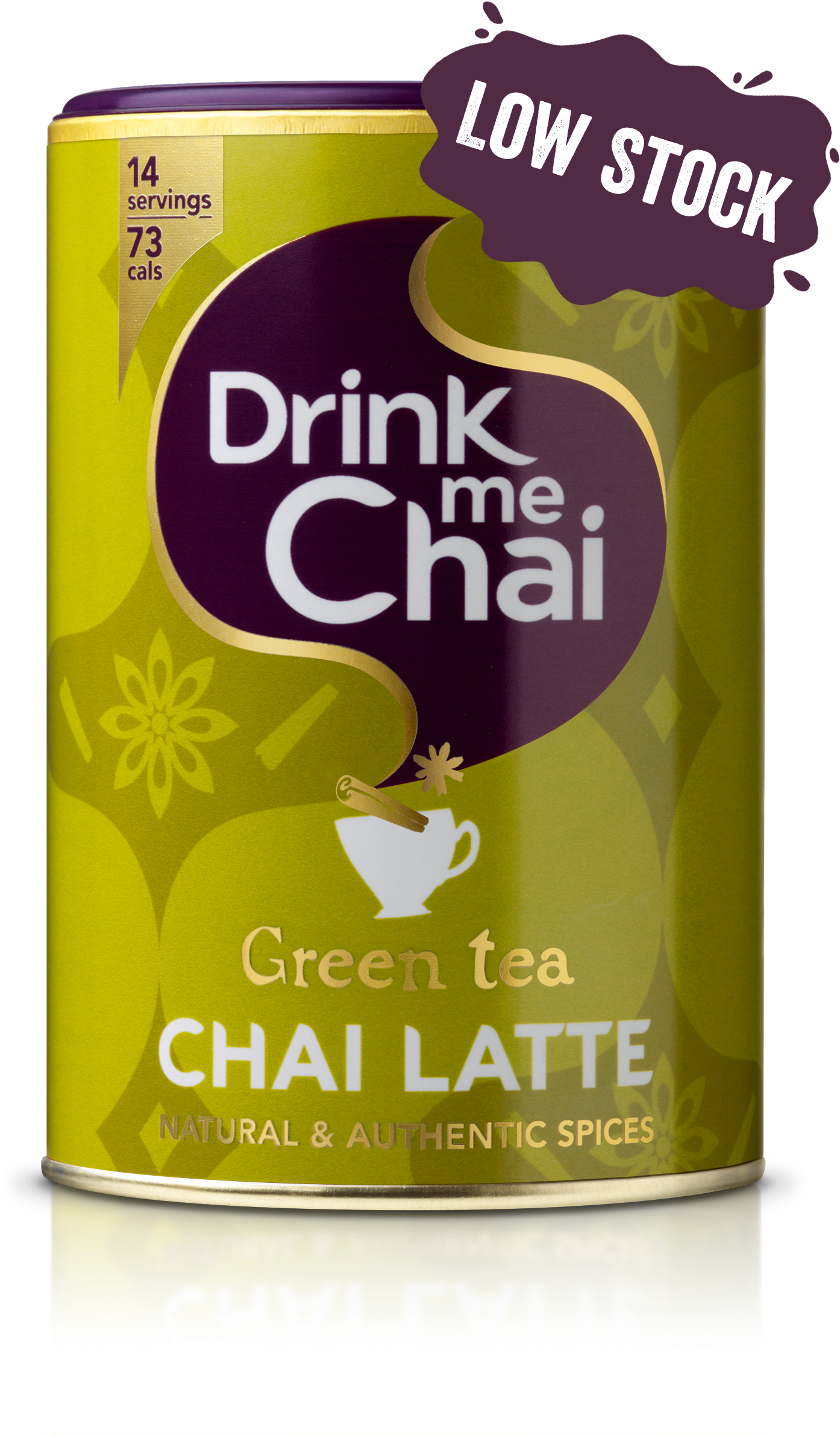 Green Tea Chai Latte - Drink Me Chai Vanilla (1571x2398), Png Download