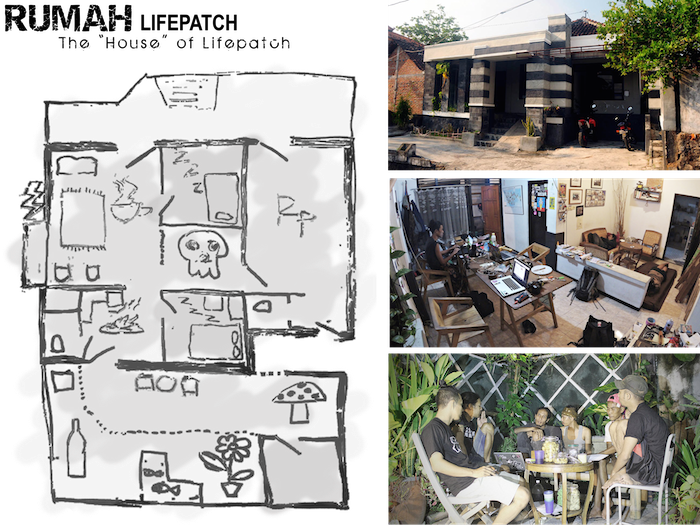 “rumah” Is An Indonesian Word For The House - Cartoon (700x525), Png Download