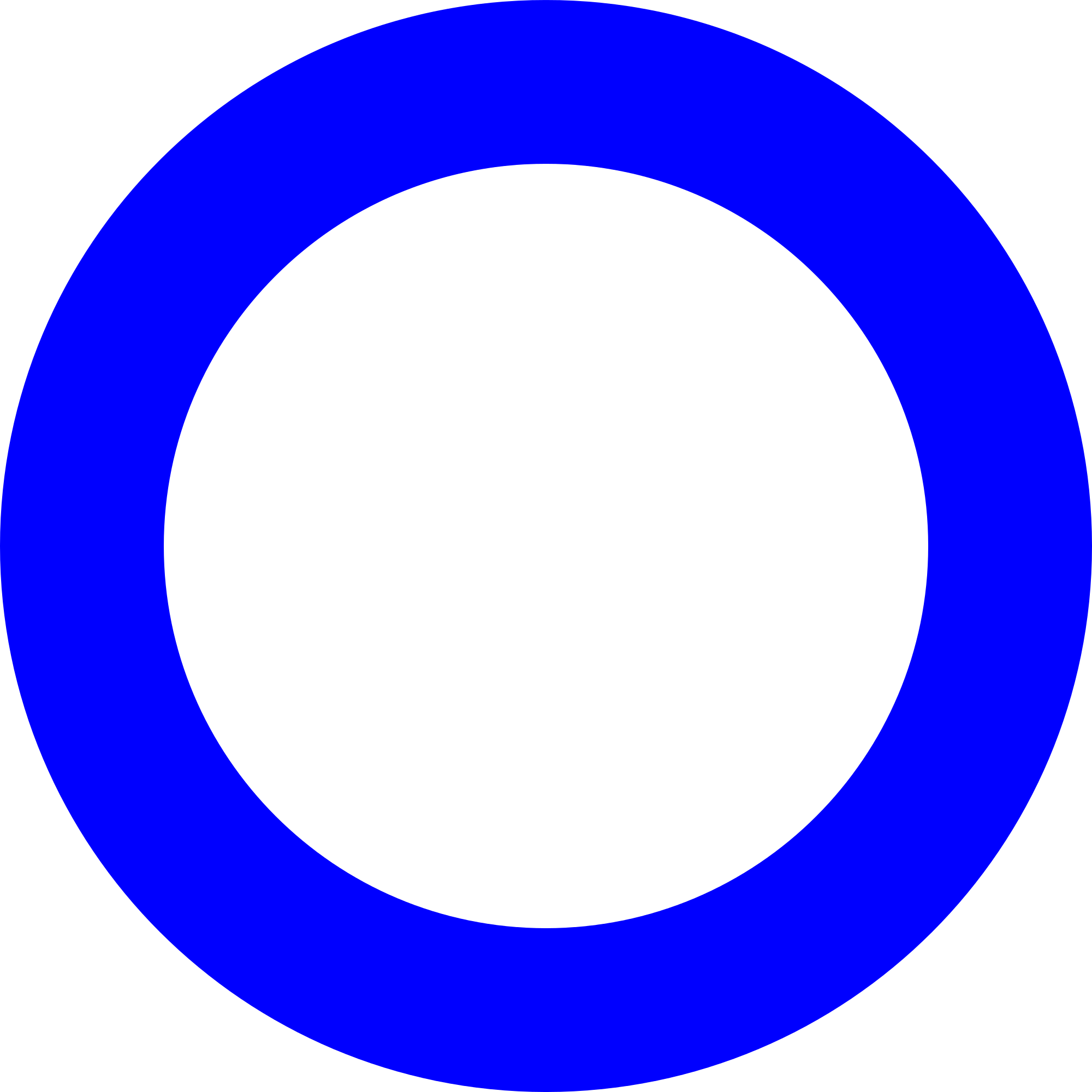 Open - Blue Circle Clip Art (2000x2000), Png Download