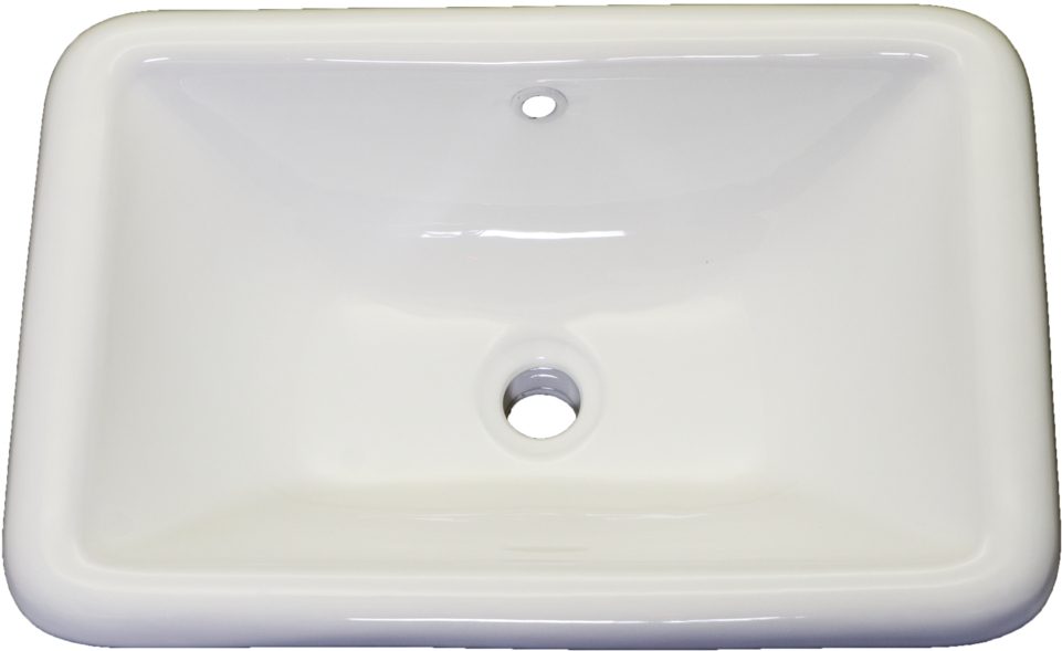 Cornet Porcelain Rectangular Drop-in Vanity Sink In (1000x628), Png Download