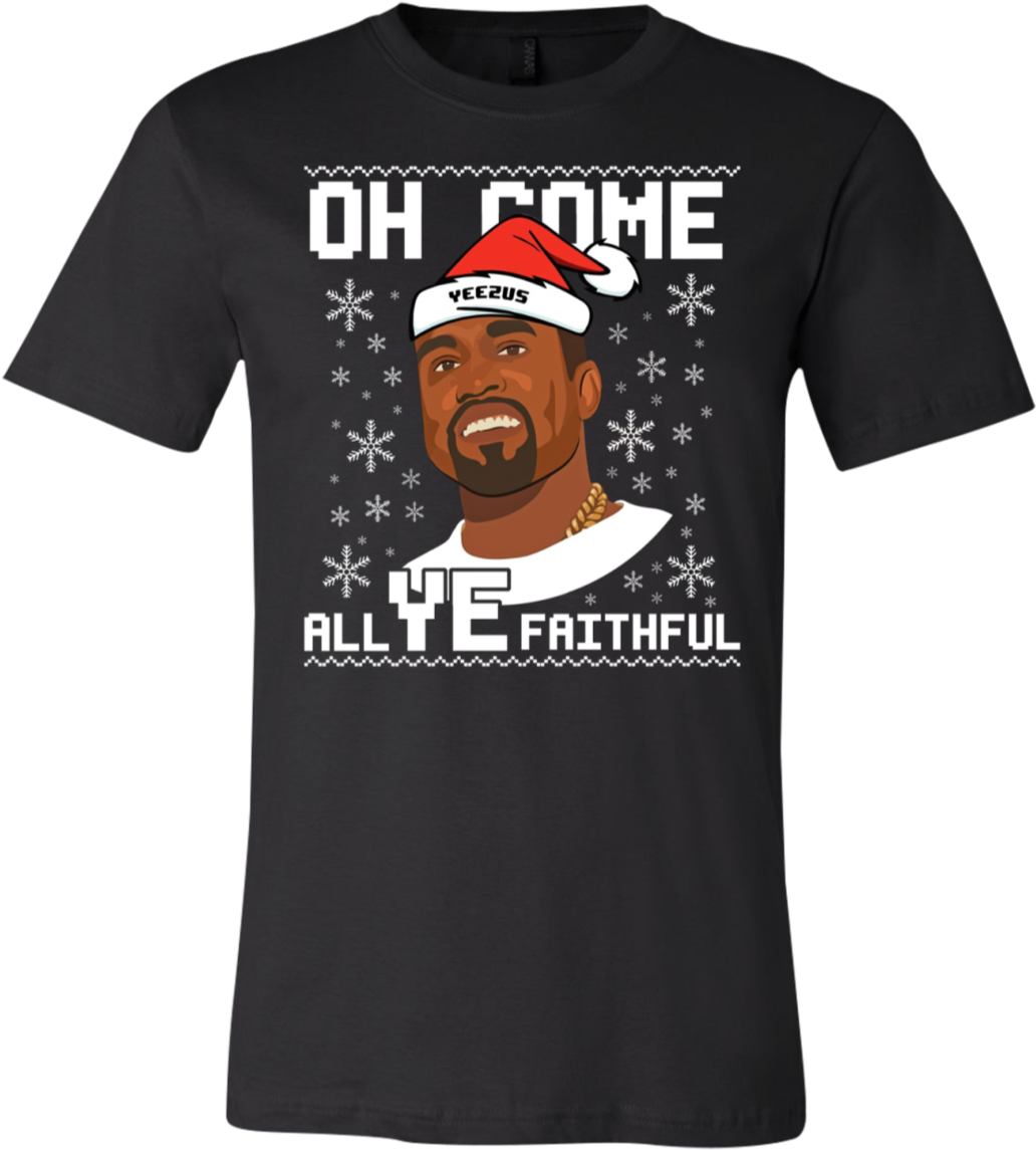 Kanye West Christmas Unisex Shirt Bella Canvas - Free Brady Shirt (1155x1155), Png Download