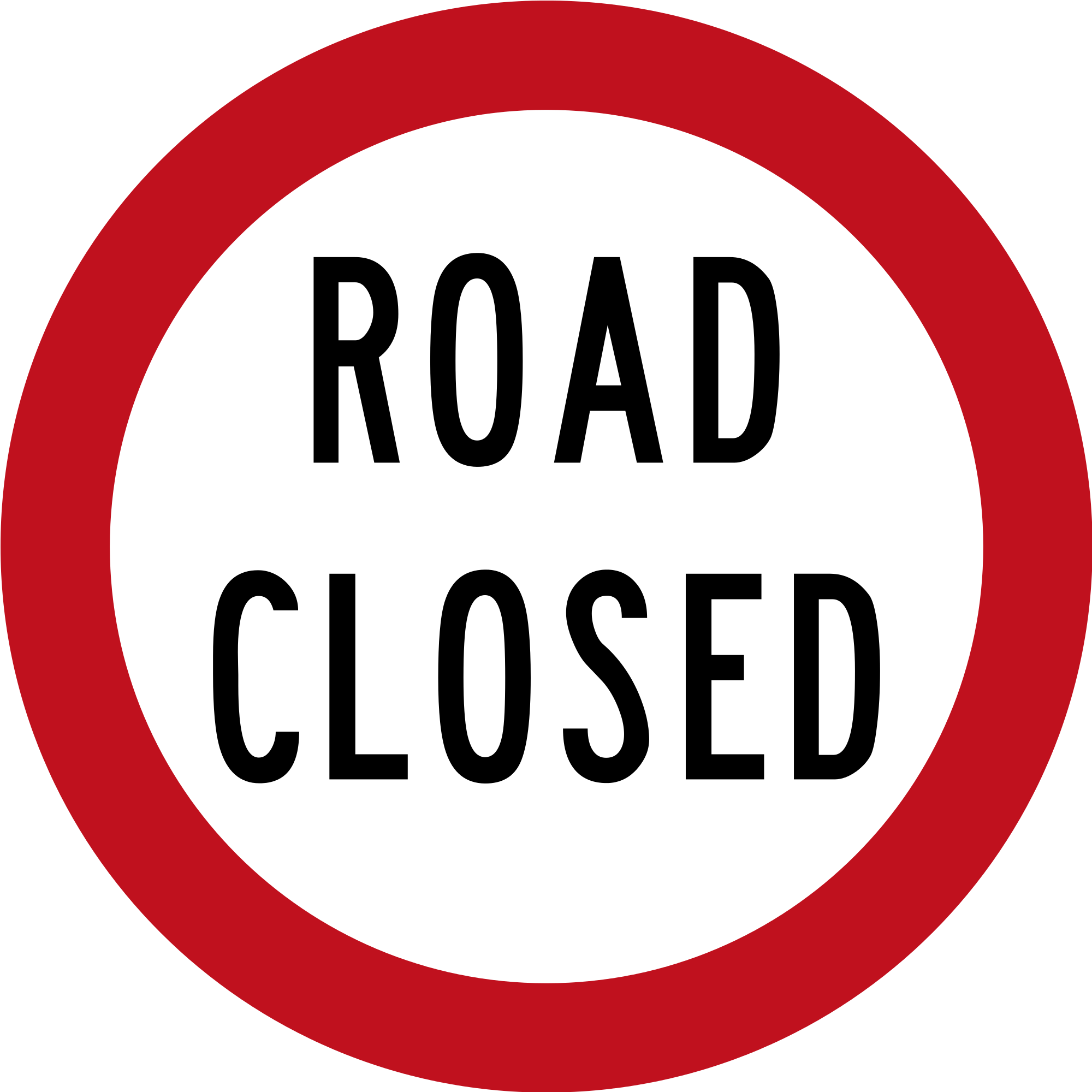 Open - Panneau Interdiction De Sortir (2000x2000), Png Download