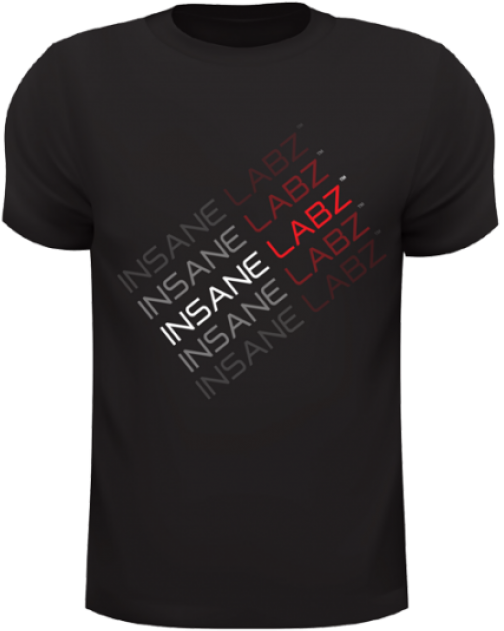 Insane Labz Distorted T Shirt - Insane Labz- Distorted T-shirt-x Large (650x650), Png Download