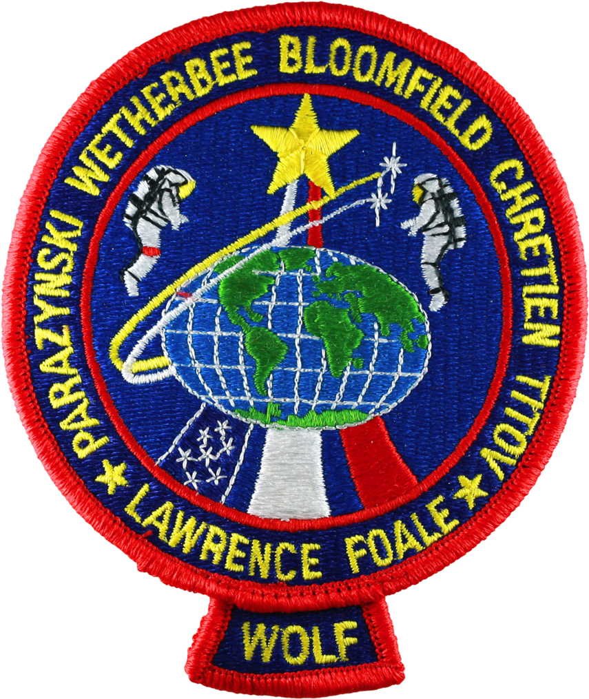 Sts-86 Space Shuttle Missions, Nasa Patch, Kennedy - Astronaut Badge (1024x1024), Png Download